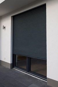 Puerta Enrollable Vertical <span class=keywords><strong>de</strong></span> Aluminio Resistente a Huracanes y al Viento, Protección <span class=keywords><strong>de</strong></span> Seguridad Exterior, Diseño Moderno, Tamaño Personalizable - Product Image 5