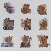 Impresora de etiquetas de envío, papel de vinilo adhesivo troquelado, juguete de dibujos animados, etiqueta con logotipo personalizado, pegatinas decorativas