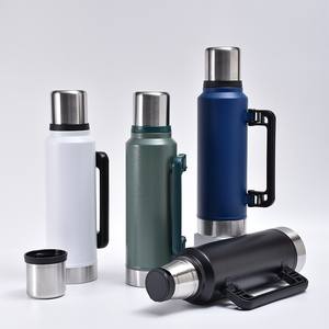 Bouteille d'eau de voyage isolée sous vide sans BPA <span class=keywords><strong>1L</strong></span> <span class=keywords><strong>thermos</strong></span> en acier inoxydable 1,4 L bouteille <span class=keywords><strong>thermos</strong></span> d'eau 1,9 L avec poignée - Product Image 6