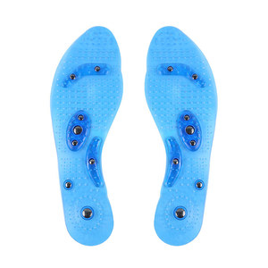 Plantillas de PVC para el Cuidado de los Pies con Acupuntura Magnética, Plantillas Ortopédicas Terapéuticas de Masaje con Corte Libre - Product Image 6