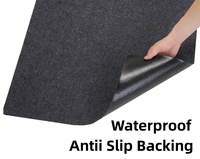Tapis de protection de sol en feutre antidérapant et imperméable de 36x66 pouces d'épaisseur pour équipement d'exercice à domicile