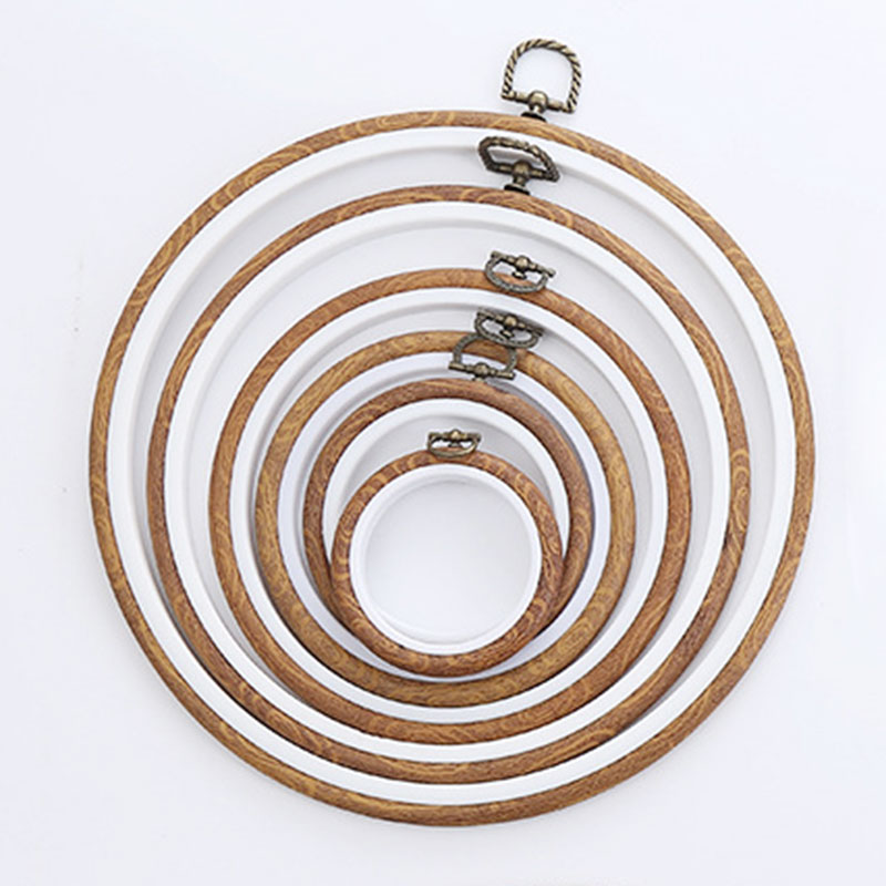 Круглые деревянные кольца для вышивки оптом регулируемые пластиковые кольца для вышивки крестиком