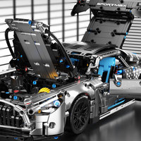 Set de 1466 Piezas de Bloques de Construcción de Auto de Carreras de Plástico ABS, Escala 1:14, Modelo de Vehículo Deportivo para Adultos, Regalo de Cumpleaños