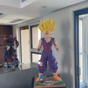 Personalizada caliente personalizada Son <span class=keywords><strong>Gohan</strong></span> venta al por mayor Japón anime figura de acción modelo de tamaño real <span class=keywords><strong>resina</strong></span> estatua de Dragon Ball para la venta - Product Image 1
