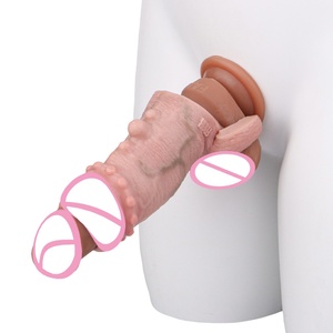 Funda realista de 5 pulgadas para agrandar el pene, para hombres, mejora la eyaculación y retrasa la eyaculación precoz. - Product Image 1