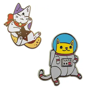 Wholesale Designer Cute Metal Crafts Badge Gifts Soft Hard Custom Logo Lapel Pin Anime Hard Enamel Pin Custom Picture Pin