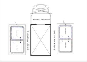 Vente en gros de fenêtres latérales coulissantes en verre acrylique simple face avec cadre en alliage d'aluminium pour caravanes, camping-cars et accessoires de camping-cars - Product Image 6