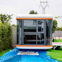 Maison mobile à capsule extérieure personnalisée professionnelle Maisons à bulles mobiles de luxe Maison à capsule