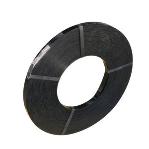 <span class=keywords><strong>Fleje</strong></span> de acero negro pintado, tira de bandas de metal, proveedor superior de paquete de metal negro, embalaje de acero, flejado, bandido - Product Image 1