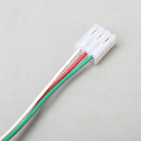Kabel Konektor Plastik Putih 3Pin Male to Female dengan Kabel Warna Merah Hijau Putih untuk Sambungan Peralatan Elektronik