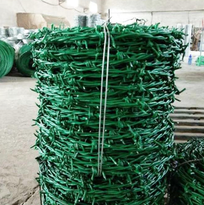 Fil barbelé recouvert de PVC, fil de fer barbelé recouvert de plastique pour clôture de jardin et sécurité - Product Image 5