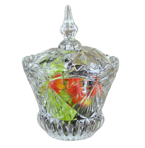 Bonbonnière en verre de style gothique de Contact alimentaire pour la fête de mariage verres utilisés bonbons sucres pot à dessert boîte de rangement de bijoux - Product Image 6