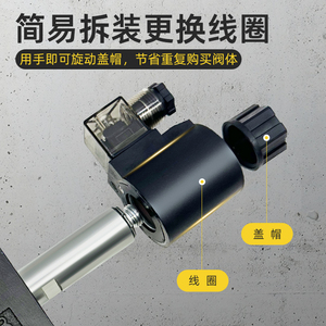 Válvula Solenoide Hidráulica Keileto Serie DSG, Válvula de Control Direccional, Bobina de Cobre Puro, Cuerpo de Hierro Fundido - Product Image 5