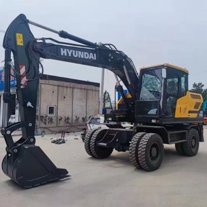 Excavatrice sur pneus Hyundai HD155 150W-9 150-7 150 d'occasion importée de Corée, d'origine, Hyundai HD155 150W-9 150-7 150 - Product Image 1