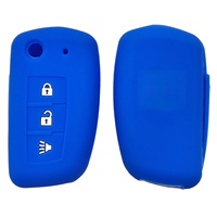 Funda de Silicona Multicolor para Llave de Nissan Sylphy, Qashqai, Tiida, Bluebird, Protector de Llave Remota de 3 Botones