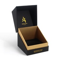 Premium 10oz wadah lilin silinder beraroma Foil emas hitam Matte kaku kotak kemasan hadiah kustom untuk lilin kosmetik