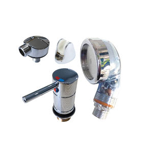 Vente d'usine RV-S037 blanc RV douche avec robinet en alliage de cuivre-zinc <span class=keywords><strong>caravane</strong></span> RV camping-car douche interrupteurs chauds et froids - Product Image 4