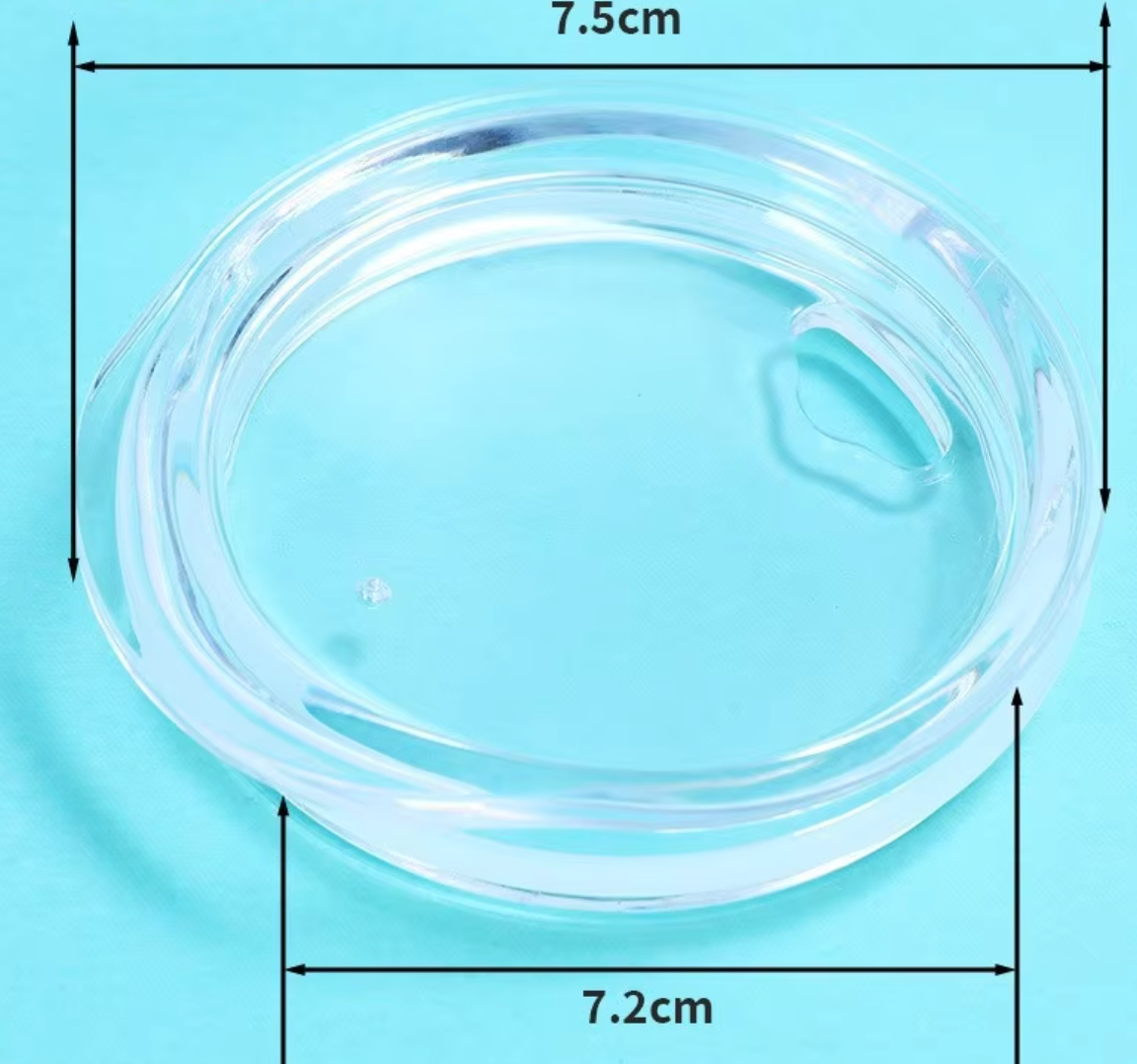 Couvercle plat pour coquetier 12oz