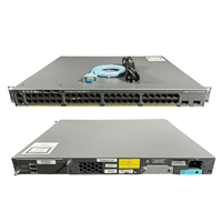 Catalyst 2960X Series Conmutador empresarial PoE + de 48 puertos Gigabit PoE + con 2 enlaces ascendentes SFP + 740W