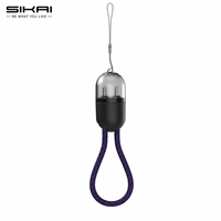 Organisateur de câbles portable SIKAI, étui de rangement pour câbles USB C courts avec fermeture à vis, cordon pour accessoires de voyage EDC