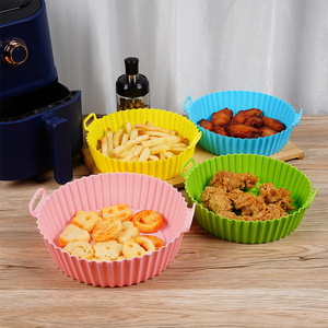 Plaque de cuisson en silicone antiadhésive de 7 pouces, résistante aux hautes températures, pour friteuse à air, cuisine domestique - Product Image 3