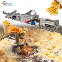Friteuse à lots avec agitateur, friteuse industrielle grande capacité, décharge automatique, friteuse à lots, frites, chips de banane