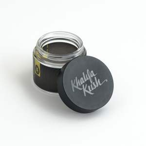 Cannacoast Contenedor de embalaje de vidrio transparente personalizado resistente a los niños para gomitas de hierbas y flores Chocolate con tapa de plástico - Product Image 1