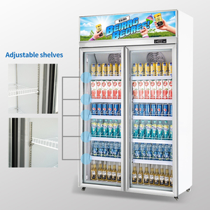 Siêu Thị Tùy Chỉnh Kính Cửa Duy Nhất Bia Chai Thẳng Đứng Tủ Lạnh Nước Trái Cây Lạnh Uống Dọc Hiển Thị Đồ Uống Tủ Lạnh - Product Image 4