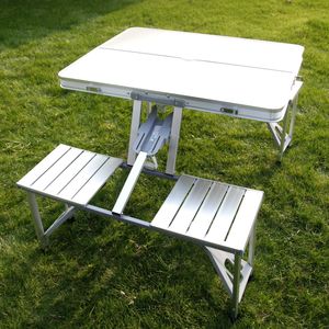 Mesa de Picnic Plegable de Aluminio Moderna para Exteriores, Modelo Wending 9918, en Oferta - Product Image 3