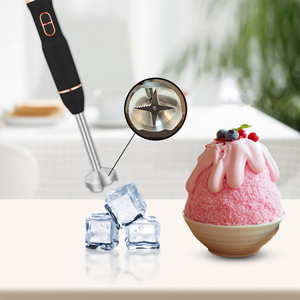 Handheld Electric Blender With Stainless Steel Blade For Ice Crushing And Baby Food Making - Product Image 1