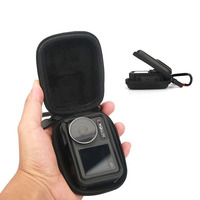 Étui de transport HONGDAK pour caméra d'action, sac de rangement, étui de voyage, organiseur d'accessoires pour caméra, compatible avec la caméra DJI Action 4/3