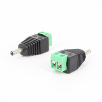Nouvelle prise d'alimentation cc CCTV caméra adaptateur prise 5.5x2.1mm à 5.5*2.5mm mâle femelle connecteur Jack