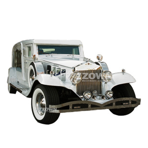 Cercueil funéraire de style voiture classique vintage pour le transport de cercueils, le accompagnement des âmes quittées et les processions funéraires - Product Image 4