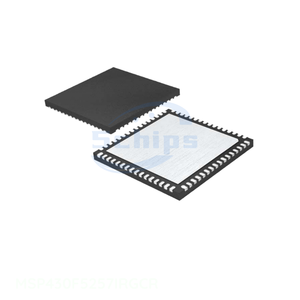 Acheter en ligne des composants électroniques MSP430F5257IRGCR 64 VFQFN à contacts apparents, distributeur agréé - Product Image 1