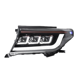 ชุดไฟหน้าสำหรับ LC200 ปี 07-15 แบบดัดแปลง ไฟ LED Daytime Running Light 12V 50W ไฟหน้า LED 12v สำหรับ Land Cruiser ปี 07-15 - Product Image 1