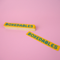 Etiquetas Adhesivas Impermeables Troqueladas, Impresión de Diseño Personalizado, Logotipo de Marca de Empresa, Paquete de Etiquetas de PVC