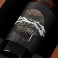   Boîte cadeau en bois foncé écologique avec logo personnalisé, emballage haut de gamme pour whisky single malt, vin, champagne, OEM ODM