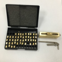 Vente chaude mobile type cuivre moule logo moule gaufrage marque estampage lettres anglaises estampage à chaud cuivre moule
