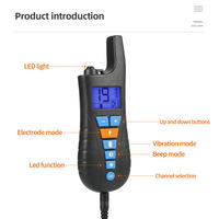 Entraîneur de chien à distance T755, portée 800m, étanche IP67, vibrations, lumière, 3 canaux, vente en gros OEM