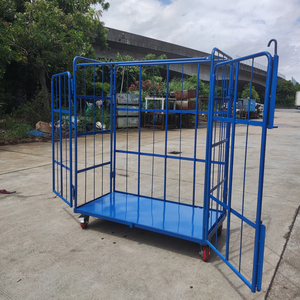 Heavy Duty nền tảng dây lưới <span class=keywords><strong>container</strong></span> kho nền tảng Xe đẩy nền tảng xe đẩy - Product Image 5
