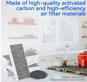 Filtre à air pour <span class=keywords><strong>hotte</strong></span> aspirante Filtres Rohs en tissu de carbone de remplacement pour <span class=keywords><strong>Bosch</strong></span> HEZ9VRCR0 17004805/Siemens 17004796 - Product Image 4