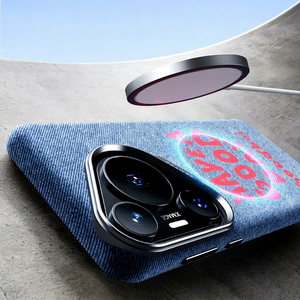 เคสโทรศัพท์มือถือแม่เหล็กผ้า Jean สำหรับ Huawei Pura 70 Pro พร้อมการป้องกัน 360 องศา ป้องกันรอยนิ้วมือ กันกระแทก - Product Image 3