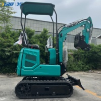 Mini Excavator Hidrolik Beroda Rantai untuk Pemeliharaan Pinggir Jalan dan Proyek Keamanan Lalu Lintas di Median Sempit