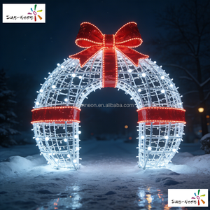 Bolas de luz LED redondas con luces LED para eventos al aire libre, decoración navideña con luces LED - Product Image 4