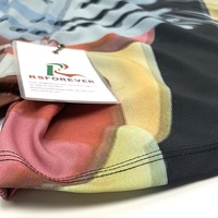 Short de bain en polyester pour homme avec ceinture élastique, impression par sublimation, short de surf