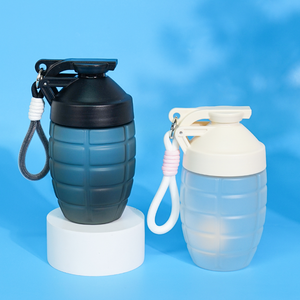 Leak Proof Food Grade <b>Protein</b> Shaker <b>Bottle</b> with Shaker Ball and Stylish Shape for Gym Sports Lovers - Product Image 2