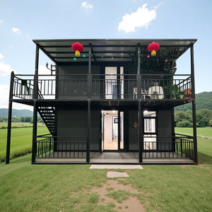 Casa Contenedor Expandible de Lujo de 20 pies con Doble Ala, Impermeable, Prefabricada, Modular, para Vivienda Familiar de Dos Pisos y Espacios Exteriores - Product Image 3