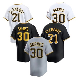 Custom Baseball Softball Jersey <b>Heat</b>-Transfer Printed Polyester Breathable Anti-Bacterial Quick Dry Sportswear Uniform Pockets - Product Image 2