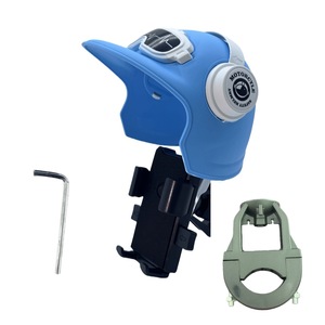 Support de téléphone portable <span class=keywords><strong>pour</strong></span> <span class=keywords><strong>casque</strong></span> de moto en plastique ABS étanche, réglable en hauteur, avec pince de fixation <span class=keywords><strong>pour</strong></span> écrans de 4,7 à 7,2 pouces, portable - Product Image 4
