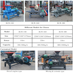 Machine à briquettes à faible consommation d'énergie, presse à briquettes de charbon de bois à base de paille de riz et d'aiguilles de pin, haute capacité, best-seller - Product Image 3